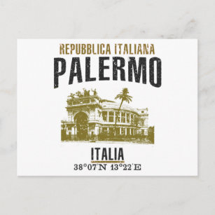 Palermo Italia Boarding Pass Canvas Tote Bag Sicily Italy 