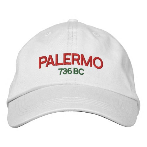 Palermo Sicily Personalized Adjustable Hat