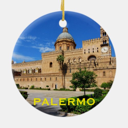 Palermo Sicily Picture Christmas Ornament