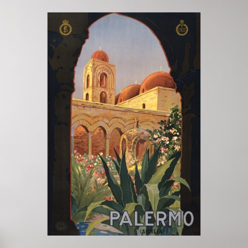 Palermo Travel Poster