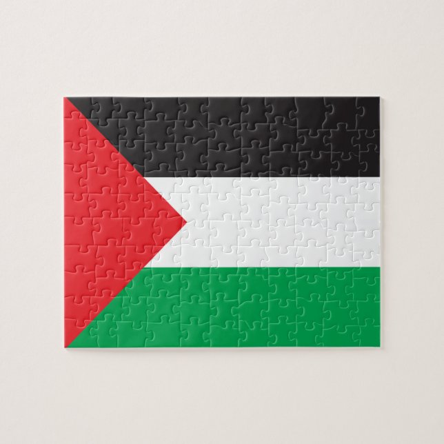 Palestina Flag Jigsaw Puzzle (Horizontal)