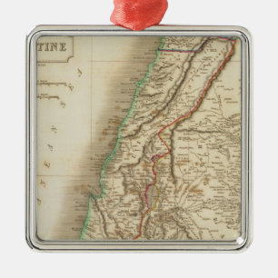 Palestine 2 metal ornament
