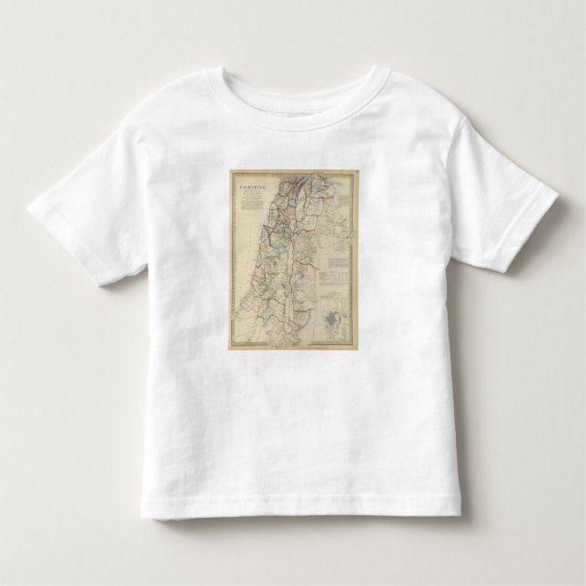 Palestine, adjacent districts toddler t-shirt (Front)