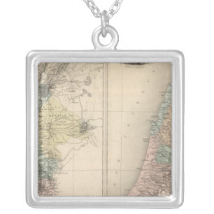 Palestine ancient silver plated necklace