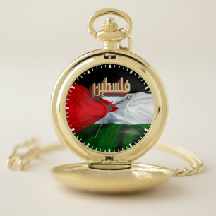 Palestine arabic retro Palestinian design Watch