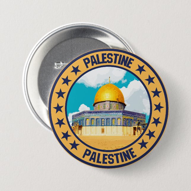Palestine                                          button (Front & Back)