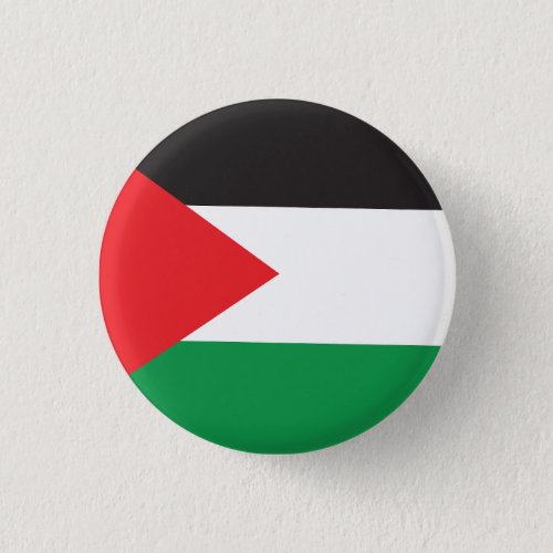 Palestine Button Patriotic Palestinian Flag Button