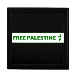 Palestine car registration plate - Free Palestine Gift Box