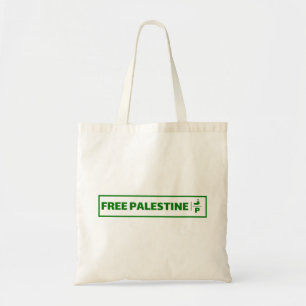 Palestine car registration plate - Free Palestine. Tote Bag