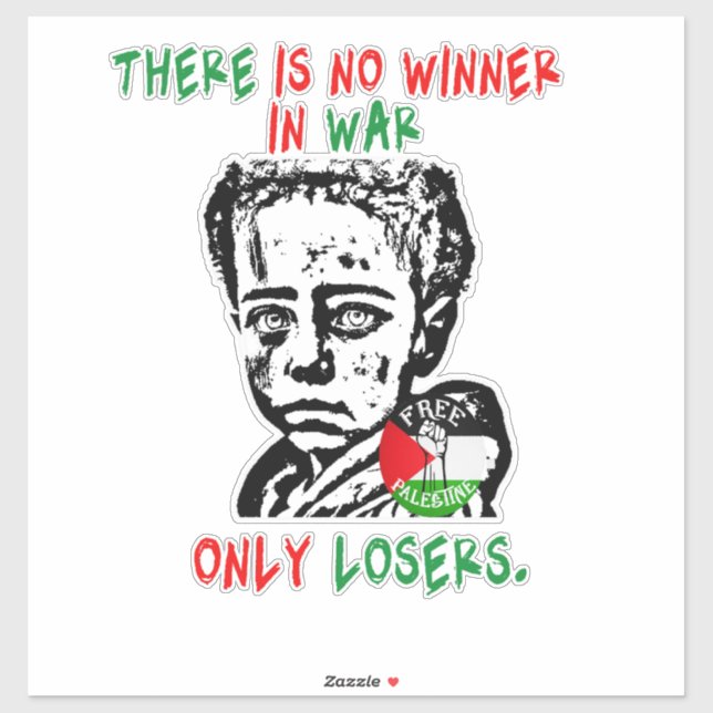 Palestine Car Sticker, Flag of Palestine Decal, Ar Sticker (Sheet)