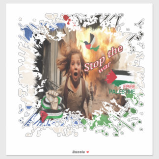 Palestine Car Sticker, Palestinian Flag Decal, Ga Sticker