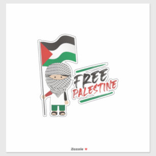 Palestine Car Sticker, Palestinian Flag Decal, Gaz Sticker