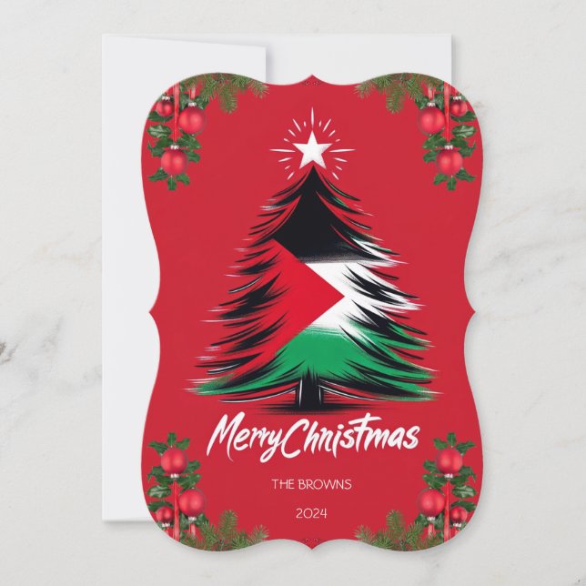 PALESTINE christmas greeting card (Front)