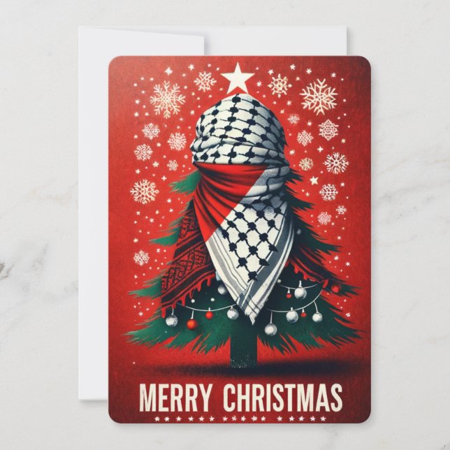 PALESTINE christmas greeting card (Front)