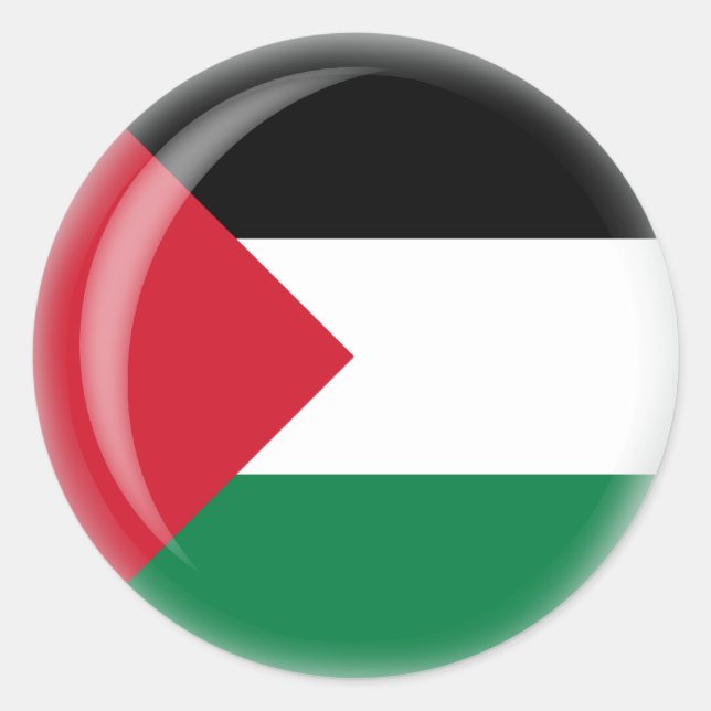 Palestine Classic Round Sticker (Front)