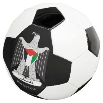 Palestine Coat Of Arms Soccer Ball by flagart at Zazzle