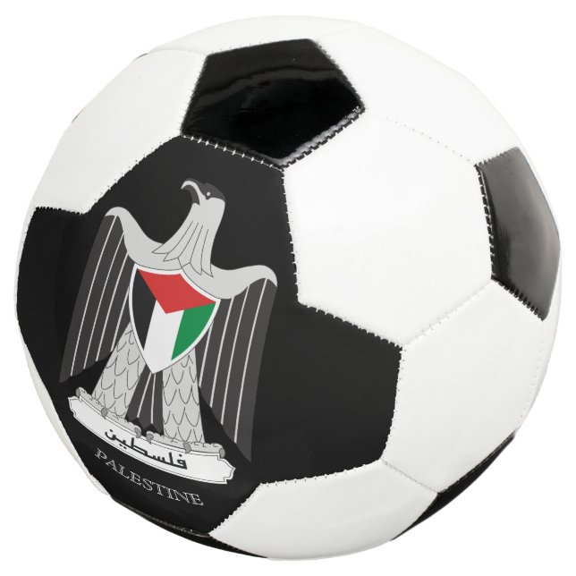 palestine coat of arms soccer ball (Three Quarter)