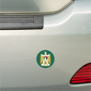 Palestine country coat arms symbol emblem flag eag car magnet
