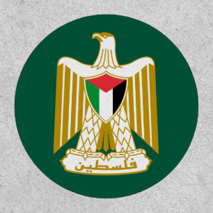 Palestine country coat arms symbol emblem flag eag patch