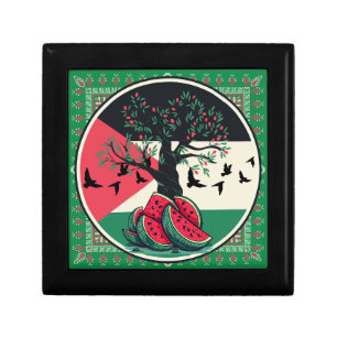 palestine culuture palestine watermelon, olive t gift box