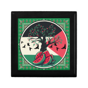 palestine culuture palestine watermelon, olive t gift box