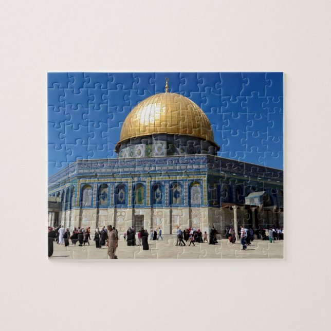 Palestine: Dome of the Rock in Jerusalem Puzzle (Horizontal)