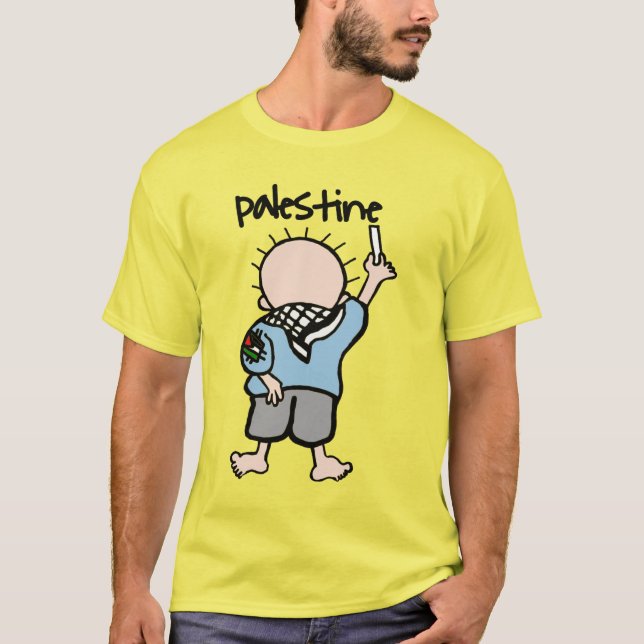 Palestine elegant handala design  T-Shirt (Front)