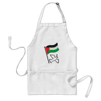 Palestine Flag فلسطين Peace Dove | Free Palestine  Adult Apron