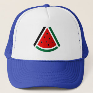 Palestine Flag فلسطين Peace Love Watermelon Flag Trucker Hat