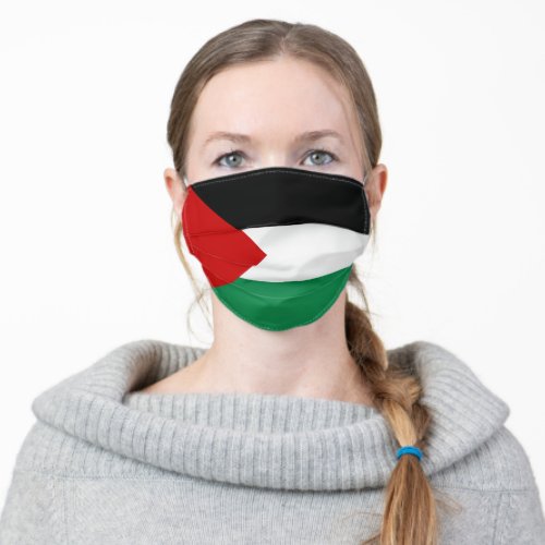 Palestine Flag Adult Cloth Face Mask