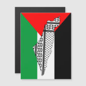 Palestine Flag and Map with Keffiyeg Pattern (Front/Back)