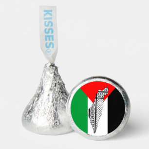 Palestine Flag and Map with Keffiyeg Pattern Hershey®'s Kisses®