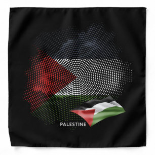 Palestine flag bandana