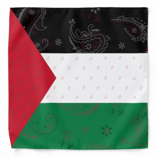 Palestine Flag Bandana