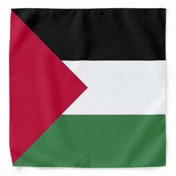Palestine Flag Bandana by electrosky at Zazzle