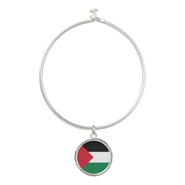 Palestine Flag Bangle Bracelet (Front)