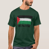 Palestine Flag Brush Art - Free Palestine