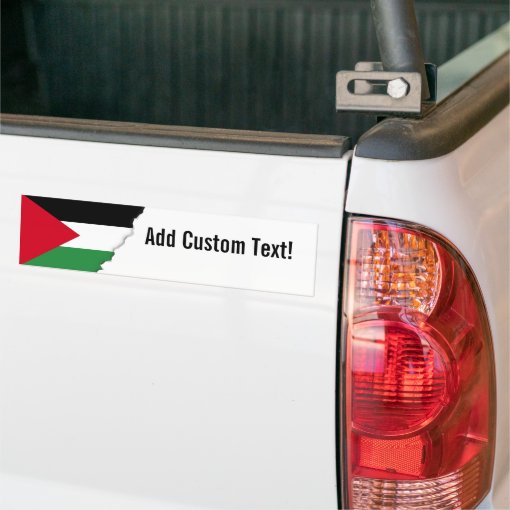 Palestine Flag Bumper Sticker | Zazzle