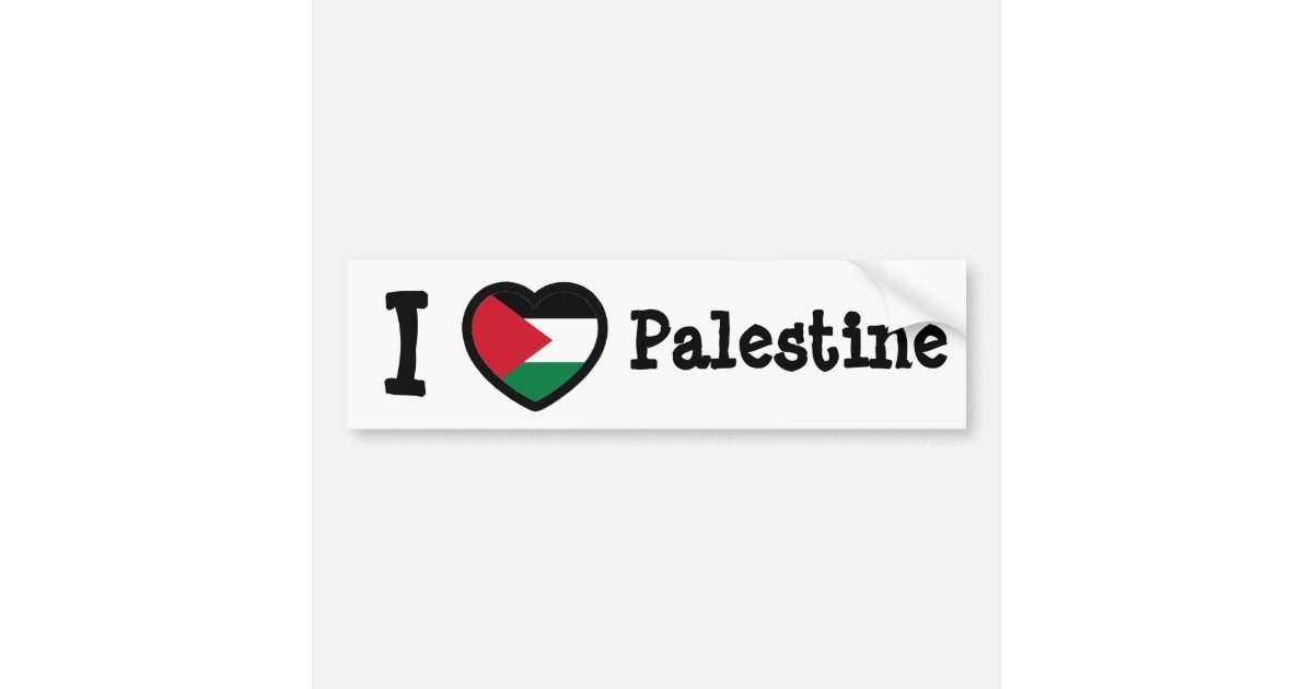 Palestine Flag Bumper Sticker | Zazzle