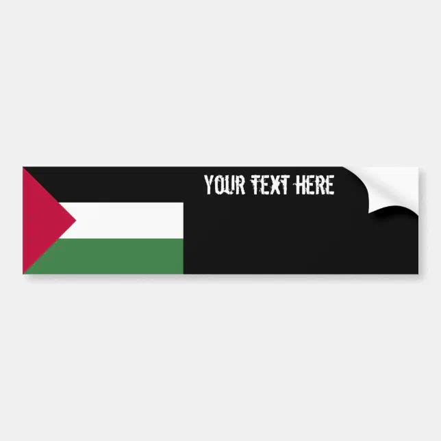 Palestine Flag Bumper Sticker Zazzle