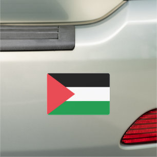 Palestine flag car magnet