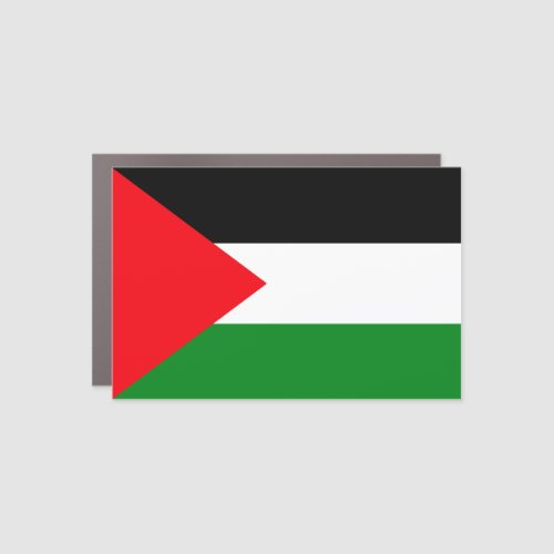 Palestine Flag Car Magnet