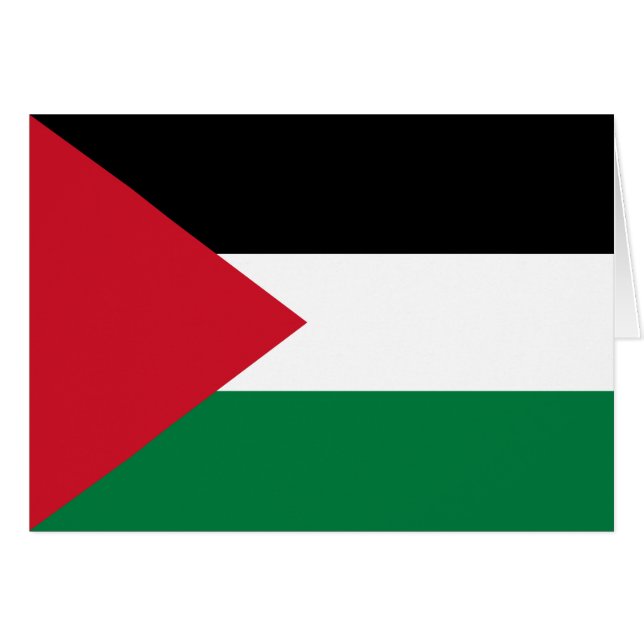 Palestine Flag Cards (Front Horizontal)
