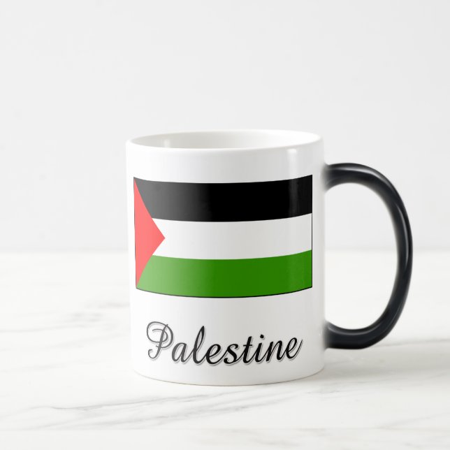 Palestine Flag Design Color Morph Mug (Right)