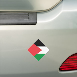 Palestine flag Diamond shape Car Magnet
