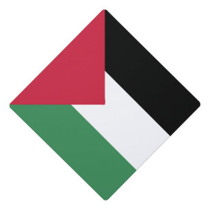 Palestine Flag Emblem Graduation Cap Topper
