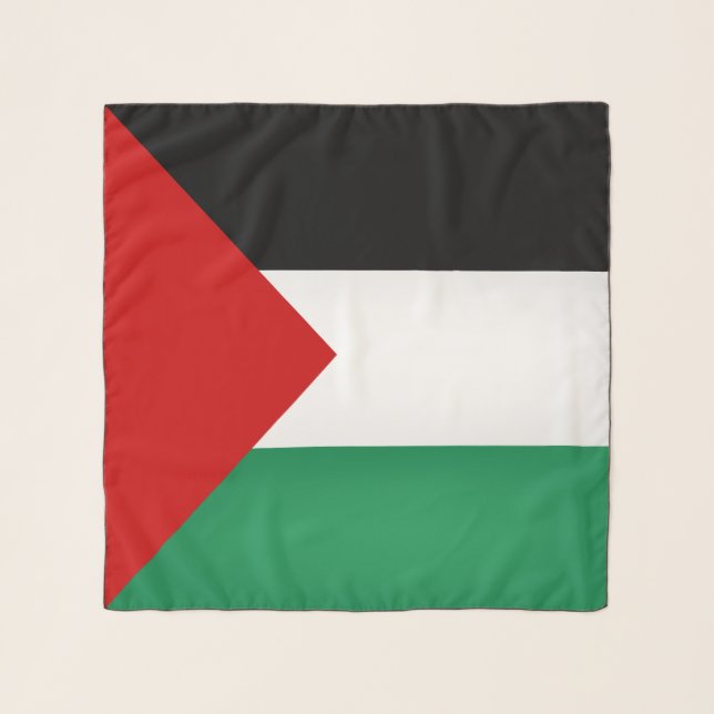 Palestine Flag Fashion Scarf (Front)