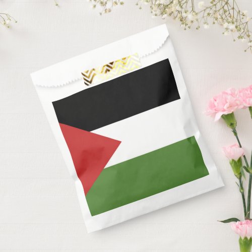Palestine flag favor bag