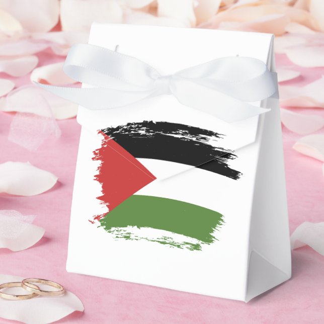Palestine flag favor boxes (Wedding)