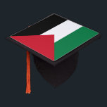 Palestine Flag Graduation Cap Topper<br><div class="desc">Patriotic flag of Palestine.</div>